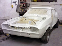 Body shell ready for repray